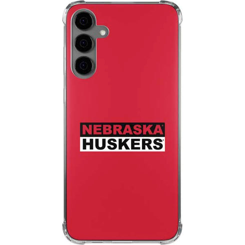 University of Nebraska Red Huskers Galaxy S24 Plus Clear Case